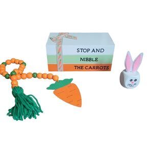 Handcrafted Easter tray decor